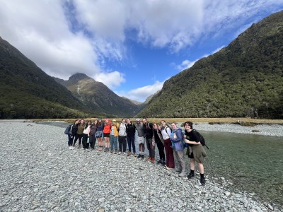 students on Routeburn hike